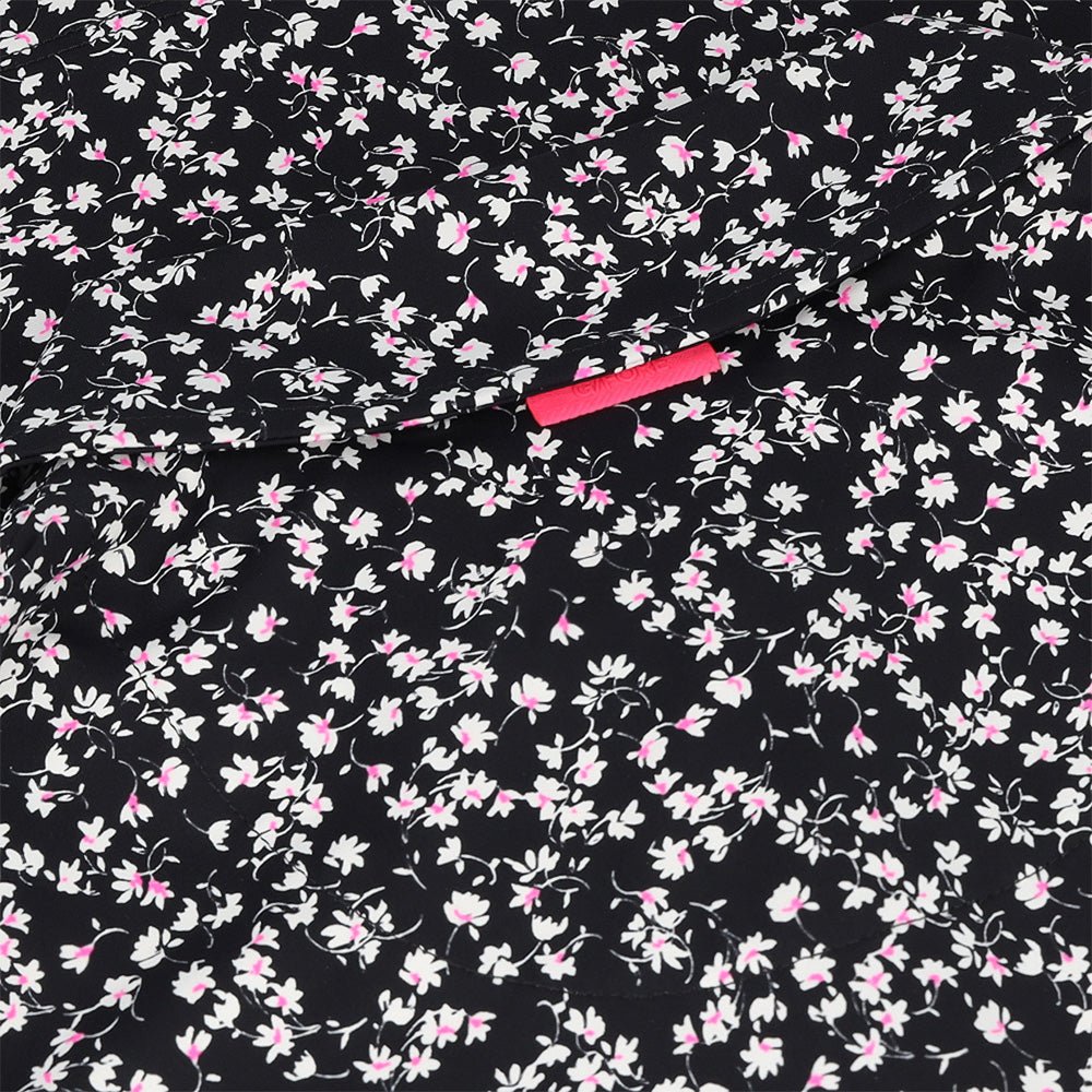 Women's Ditsy Floral Silky Tech Nylon Polo - Fairway Styles