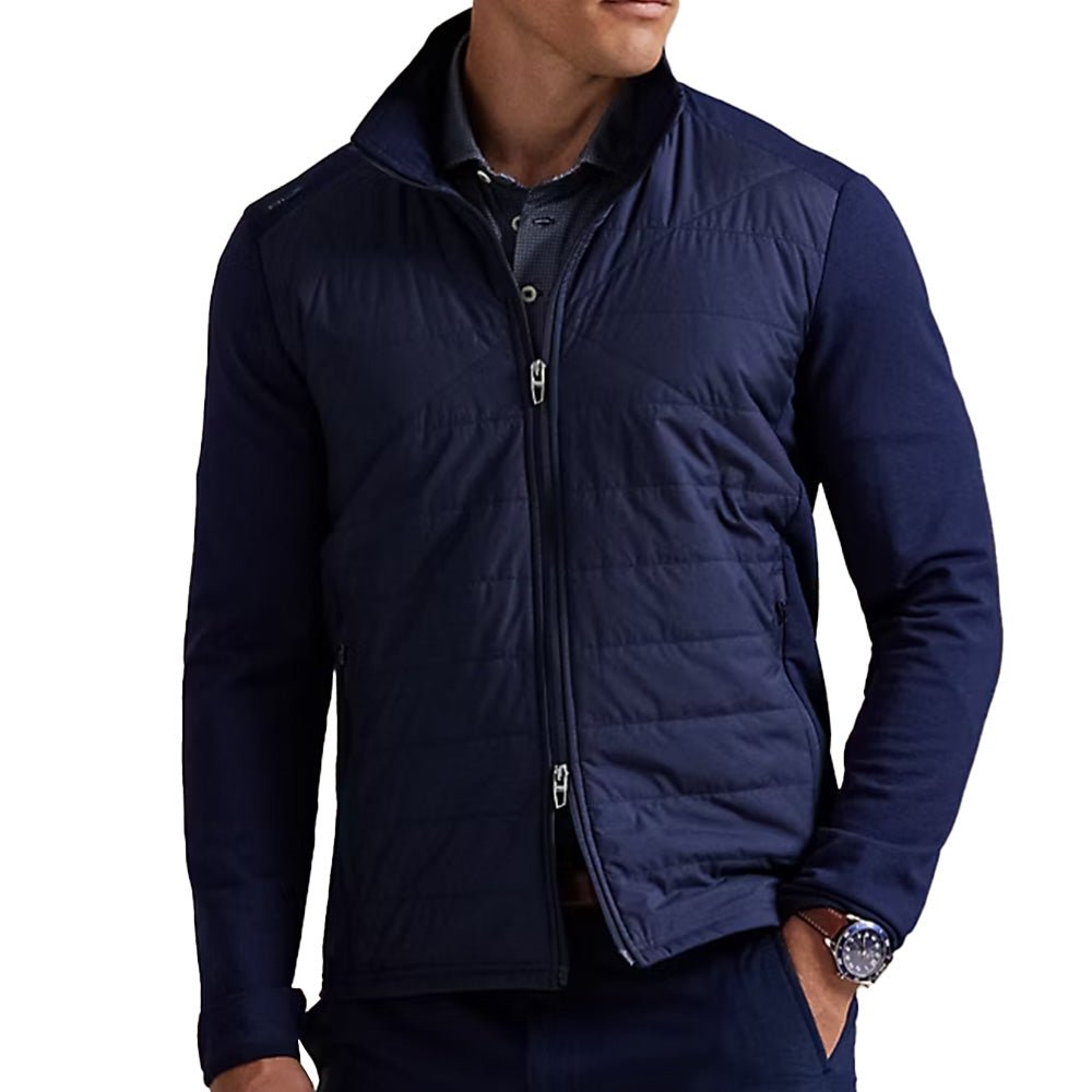 Hybrid Mock Neck Jacket - Fairway Styles
