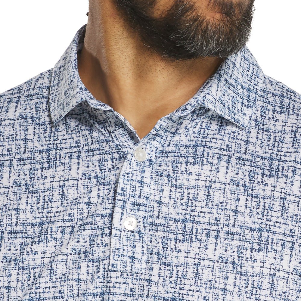 Tweed Print Polo - Fairway Styles