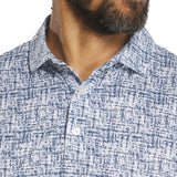 Tweed Print Polo - Fairway Styles