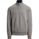 Quilted Double Knit 1/4 Zip Pullover
