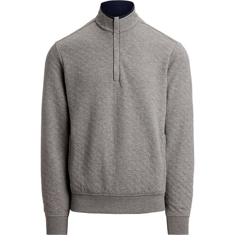 Quilted Double Knit 1/4 Zip Pullover