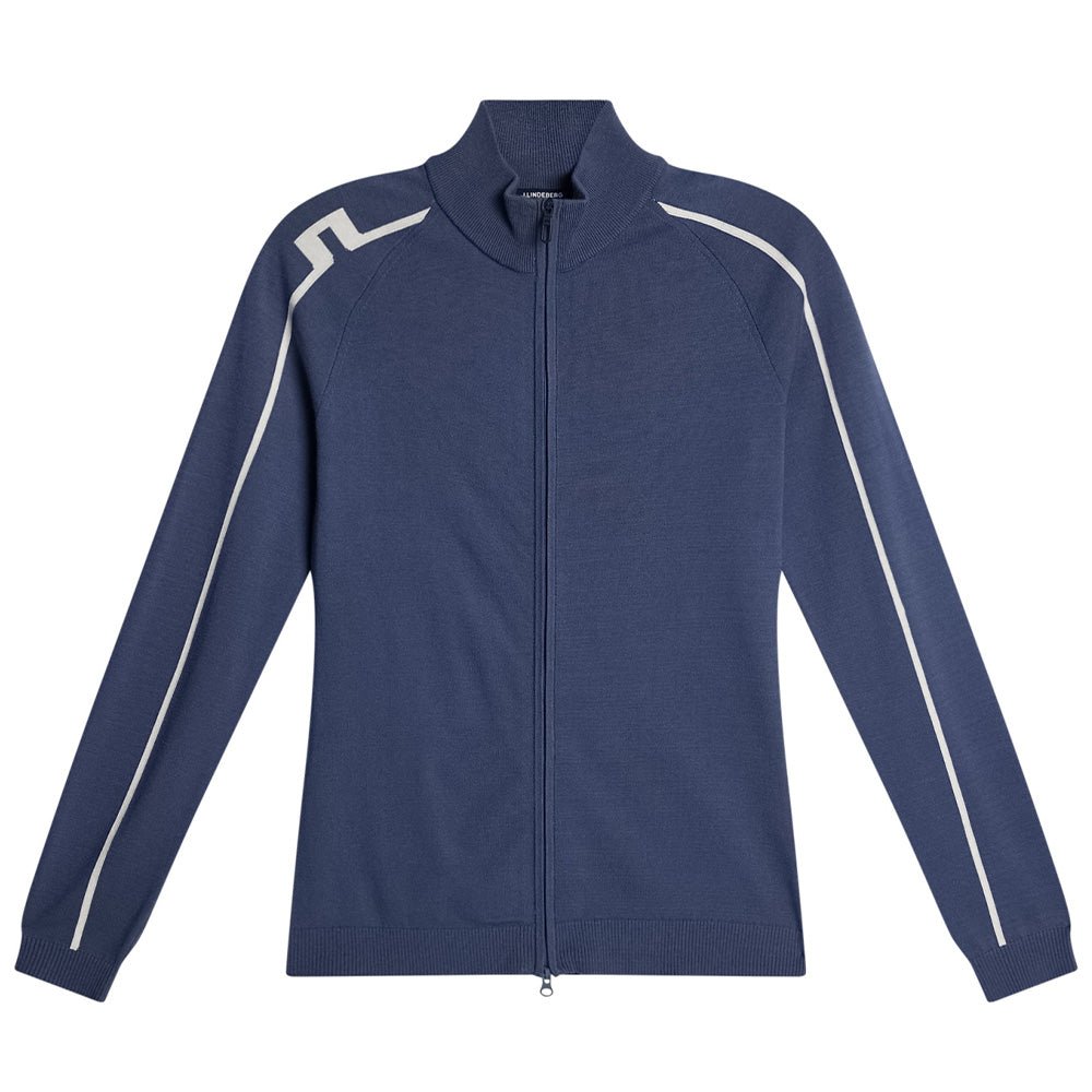 Women's Aubree Knitted Full Zip Sweater - Fairway Styles