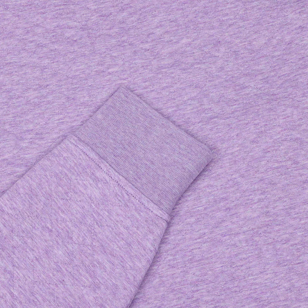Quilted Double Knit 1/4 Zip Pullover