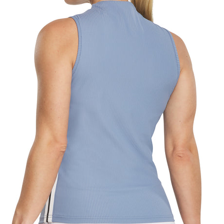 Women's Sleeveless Funnel Neck Shirt