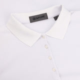 Women's Ribbed Tech Nylon Long Sleeve Polo