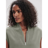 Women's Loretta Sleeveless 1/2 Zip Sweatshirt - Fairway Styles