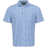 Lightweight Airflow Print Polo
