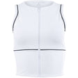 Women's MoveKnit Sunfire Cropped Full Zip Tank Top - Fairway Styles