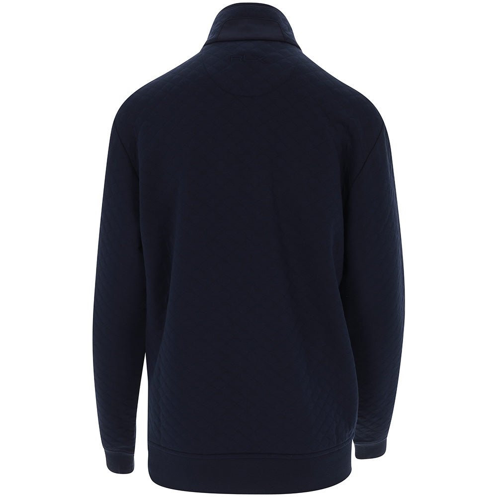 Quilted Double - Knit 1/4 Zip Mock Neck Sweatshirt - Fairway Styles