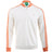 Originals 3 Stripes 1/4 Zip Sweatshirt - Chalk White/Dusky Orange