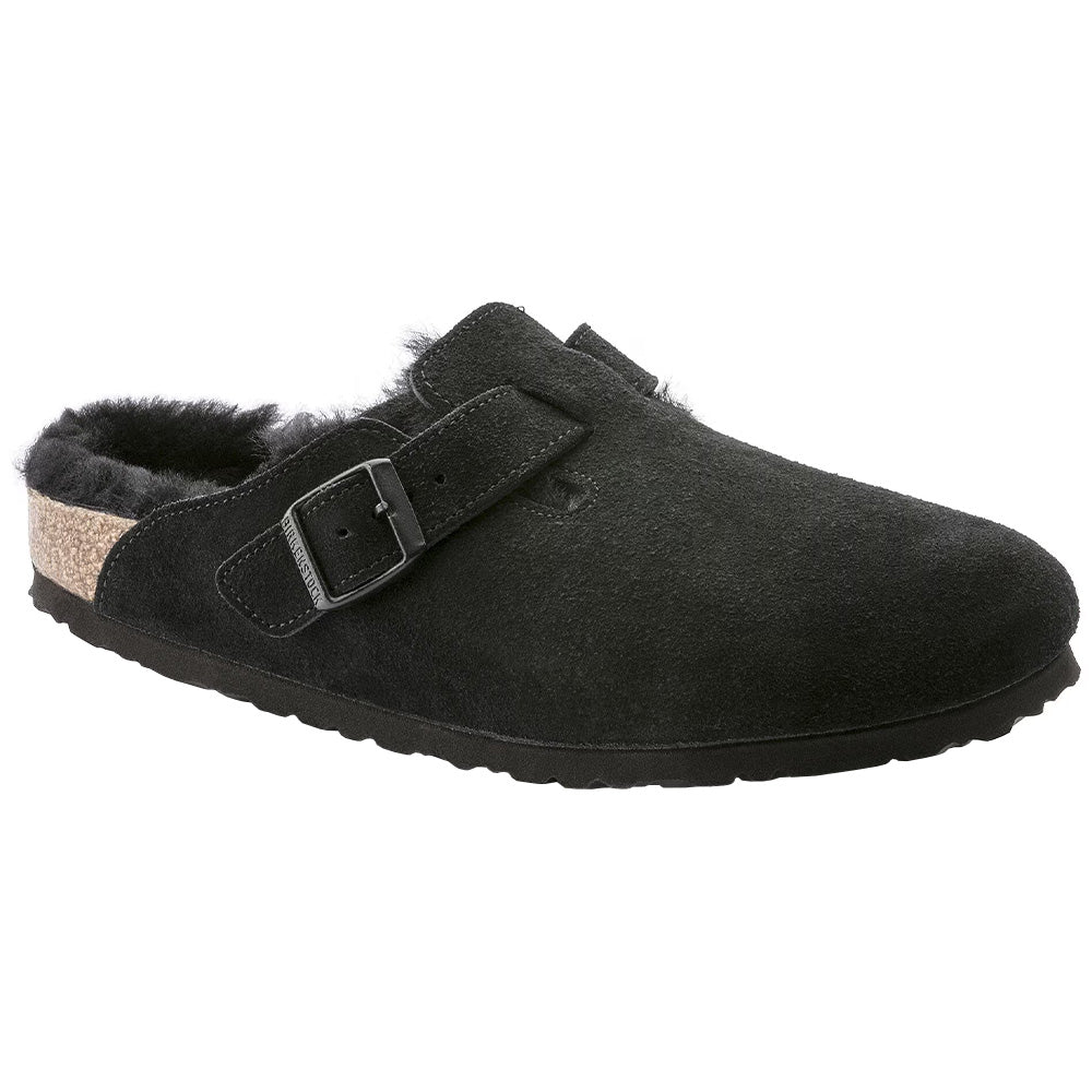 Women's Boston Shearling Sandals - Suede Leather - Fairway Styles