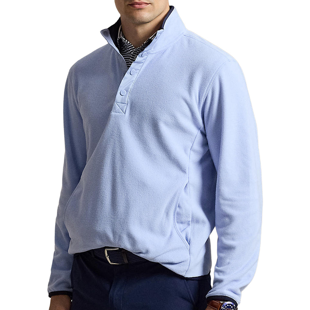 Fleece Mock Neck Pullover