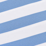 Women's Lightweight Airflow Tailored Fit White Stripe Polo