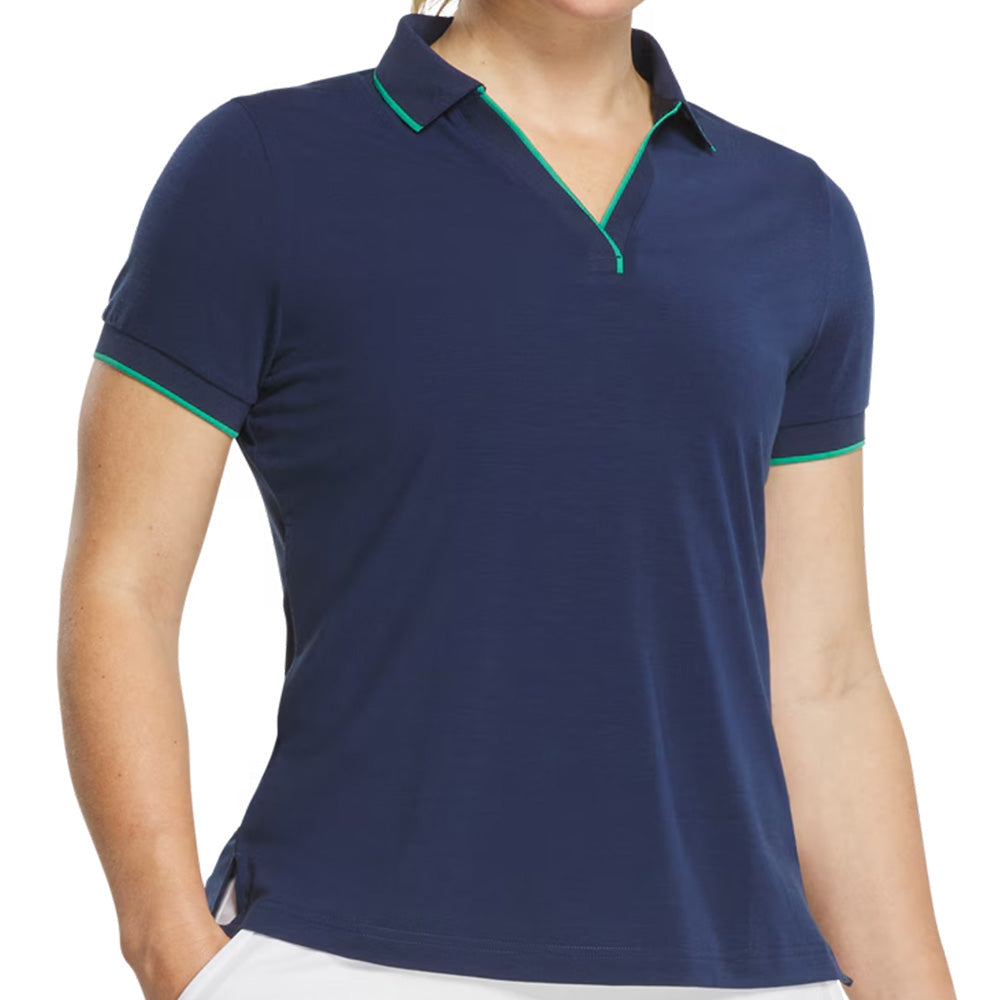 Women's Notch V-Neck Polo