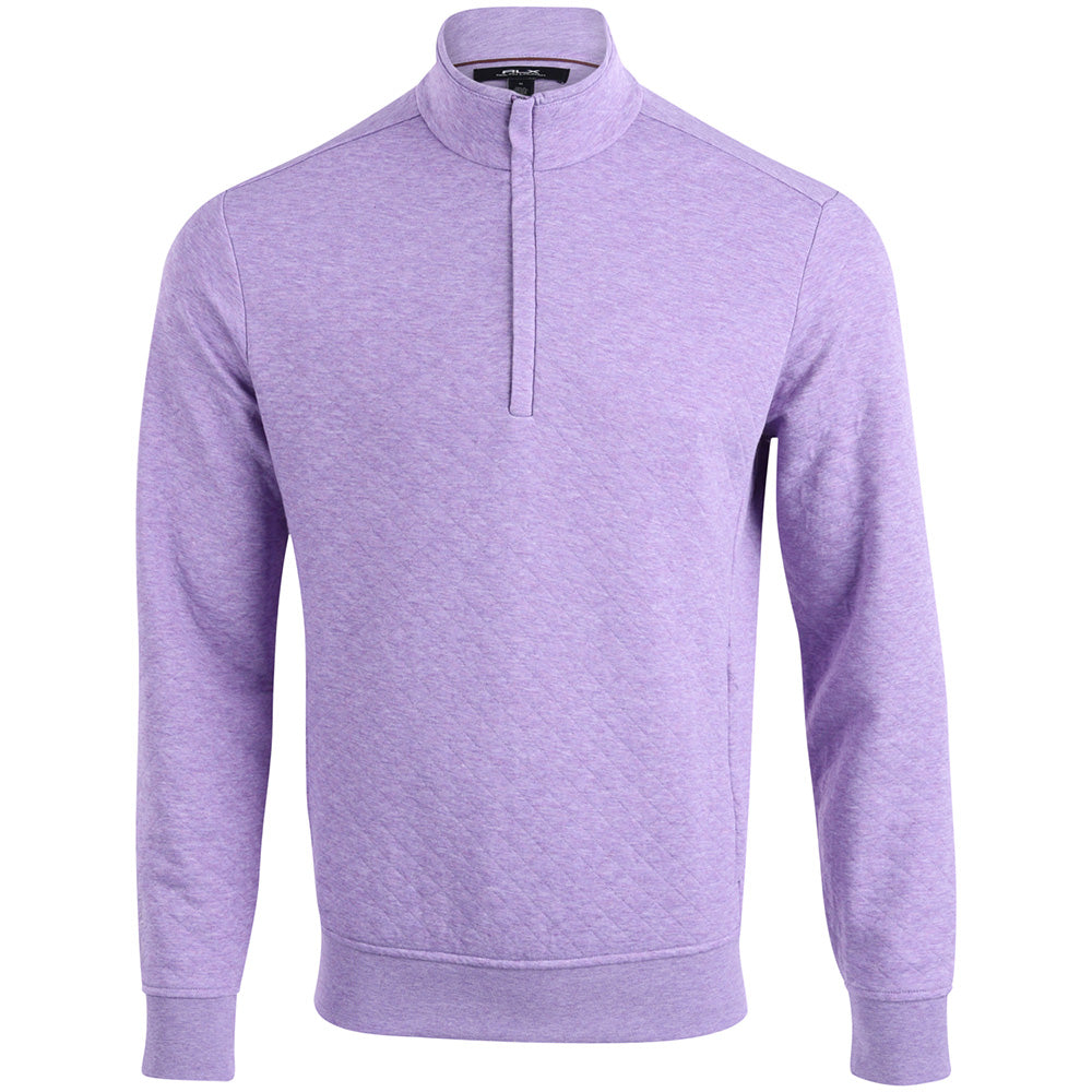 Quilted Double Knit 1/4 Zip Pullover