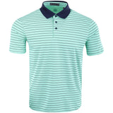 Herringbone Stripe Tech Jersey Polo