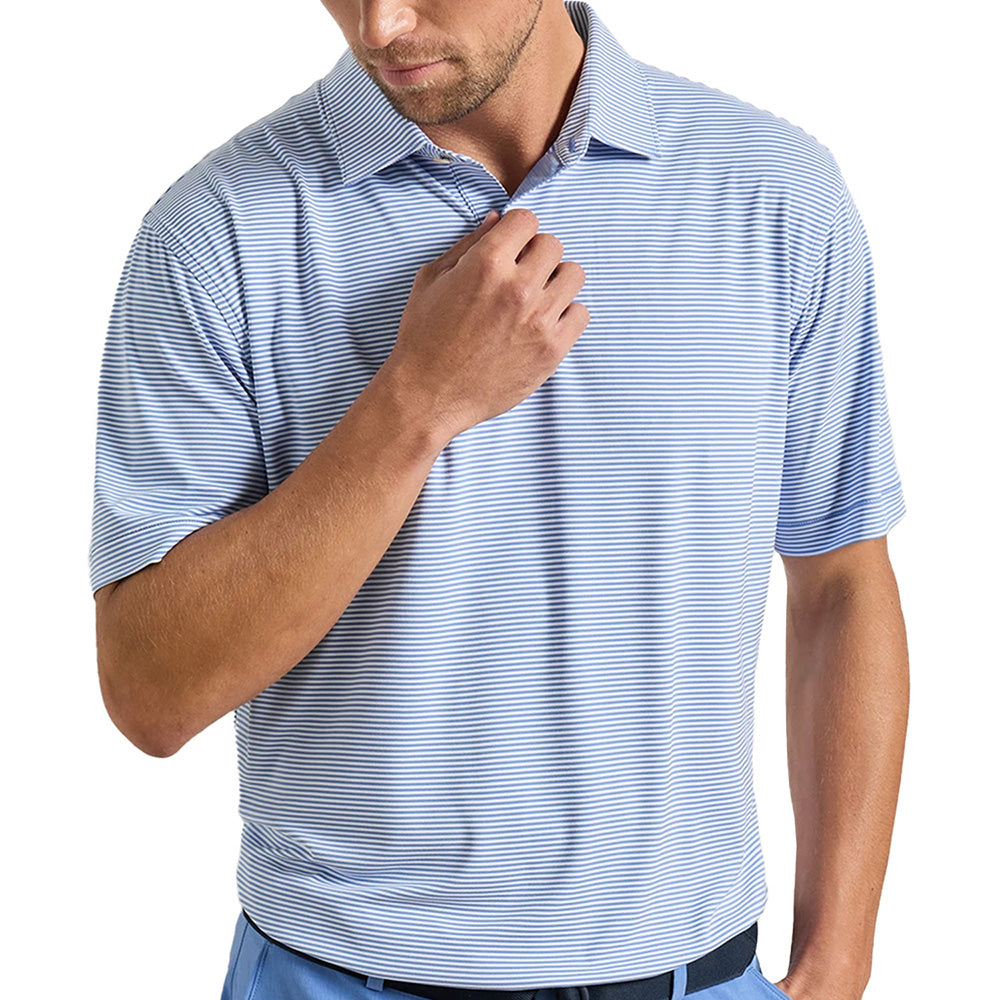 Featherweight Market Stripe Performance Polo