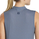 Women's Sleeveless 1/4 Zip Mock Neck Shirt - Fairway Styles