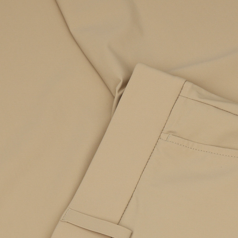Stretch Knit Woven Pants
