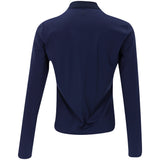 Women's Silky Tech Nylon Long Sleeve 1/4 Zip Polo