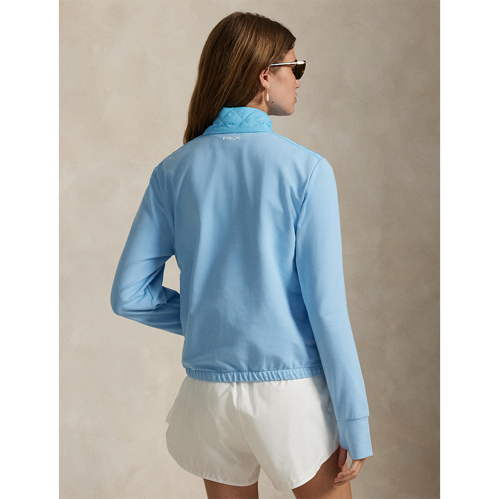 Women's Hybrid Quilted Front Terry Jacket