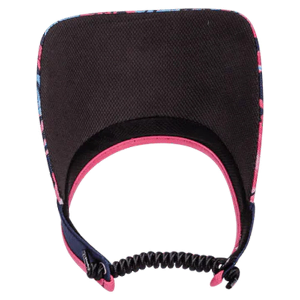 Women's Print Visor With Adjustable Coil