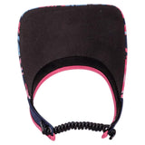 Women's Print Visor With Adjustable Coil