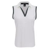 Women's Slim Fit Sleeveless Polo