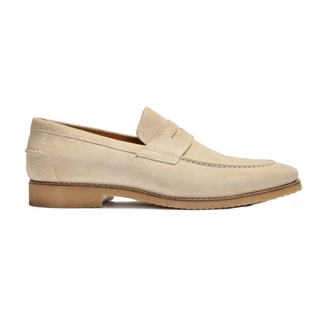 J - Flex Suede Penny Loafer - Fairway Styles
