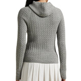 Women's Cable-Knit Snood Pullover