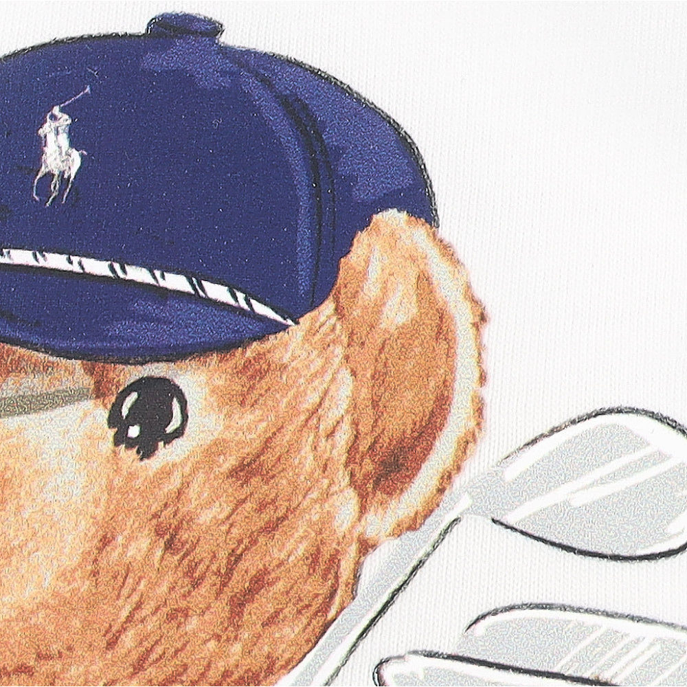 Polo Bear Jersey Long Sleeve Hooded T-Shirt