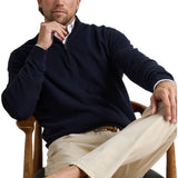 Crown Anniversary Cashmere 1/4 Zip Sweater