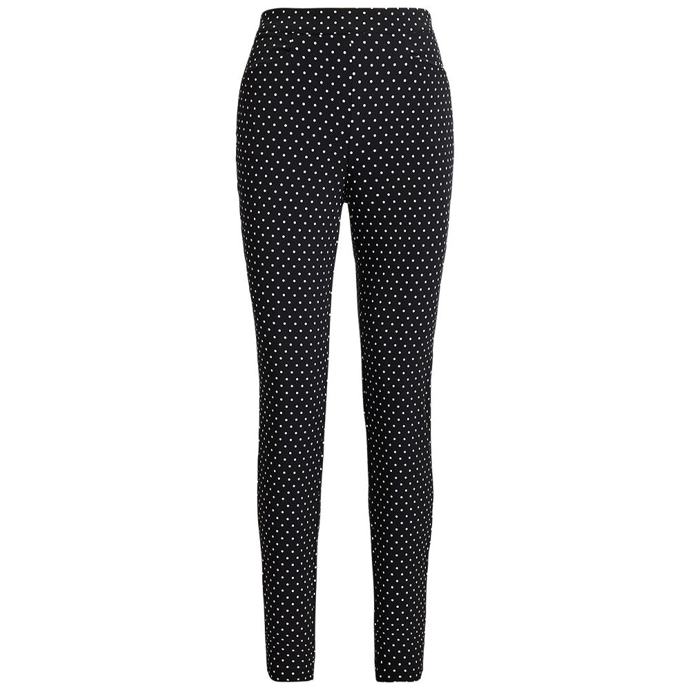Women's Polka-Dot Stretch-Twill Pants