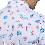 Core Performance Polo - USA All Day Let's Play