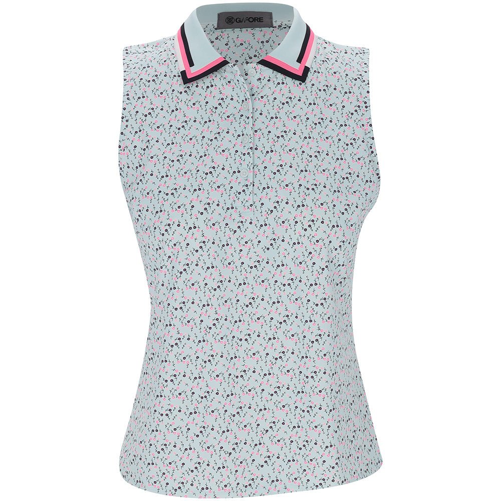 Women’s Aye Poppy Silky Tech Nylon Sleeveless Polo - Fairway Styles