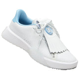 Women's G.112 Perforated Saddle Stripe Spikeless Golf Shoes - Fairway Styles