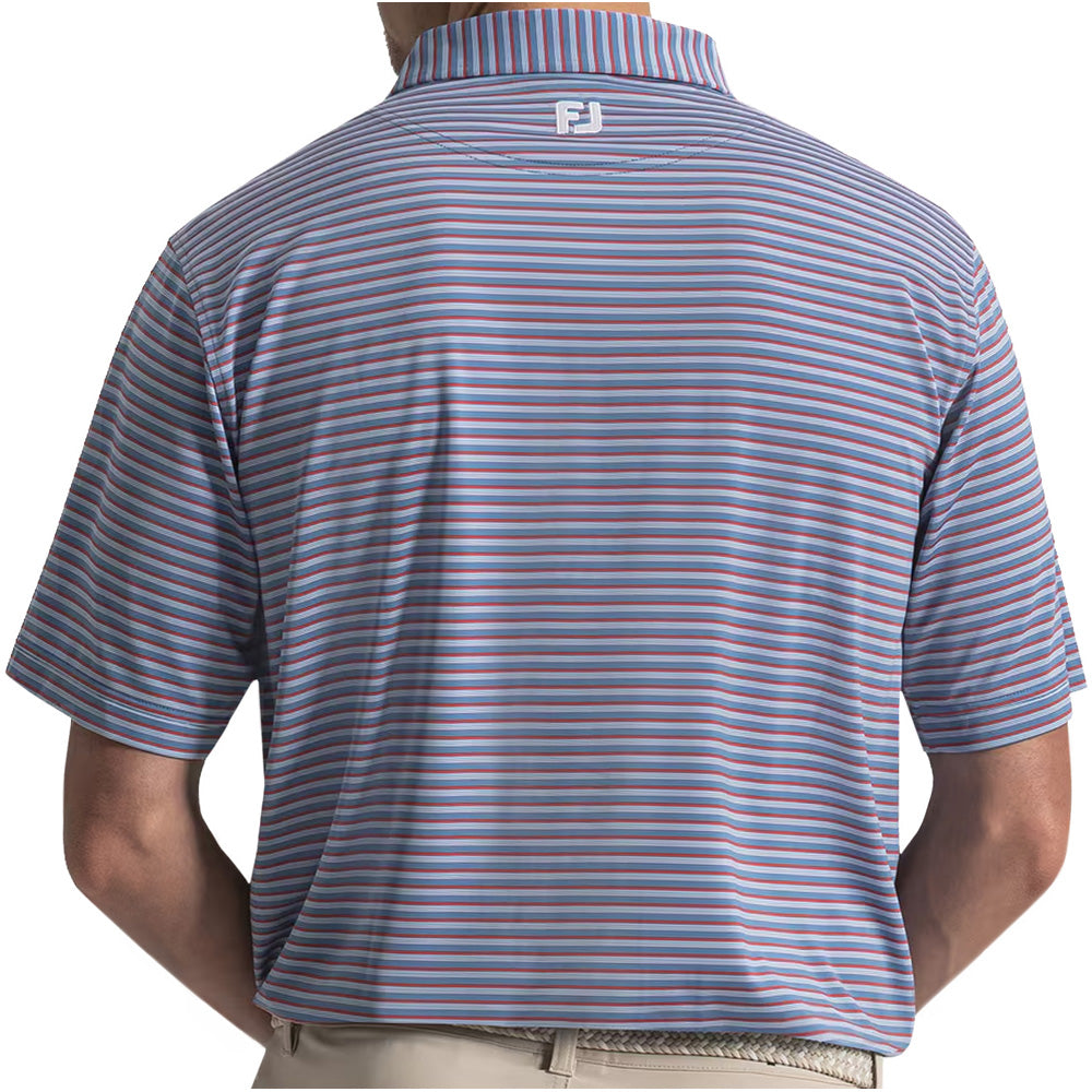 Shadow Stripe Lisle Polo