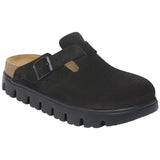 Women's Boston Chunky Sandals - Suede Leather