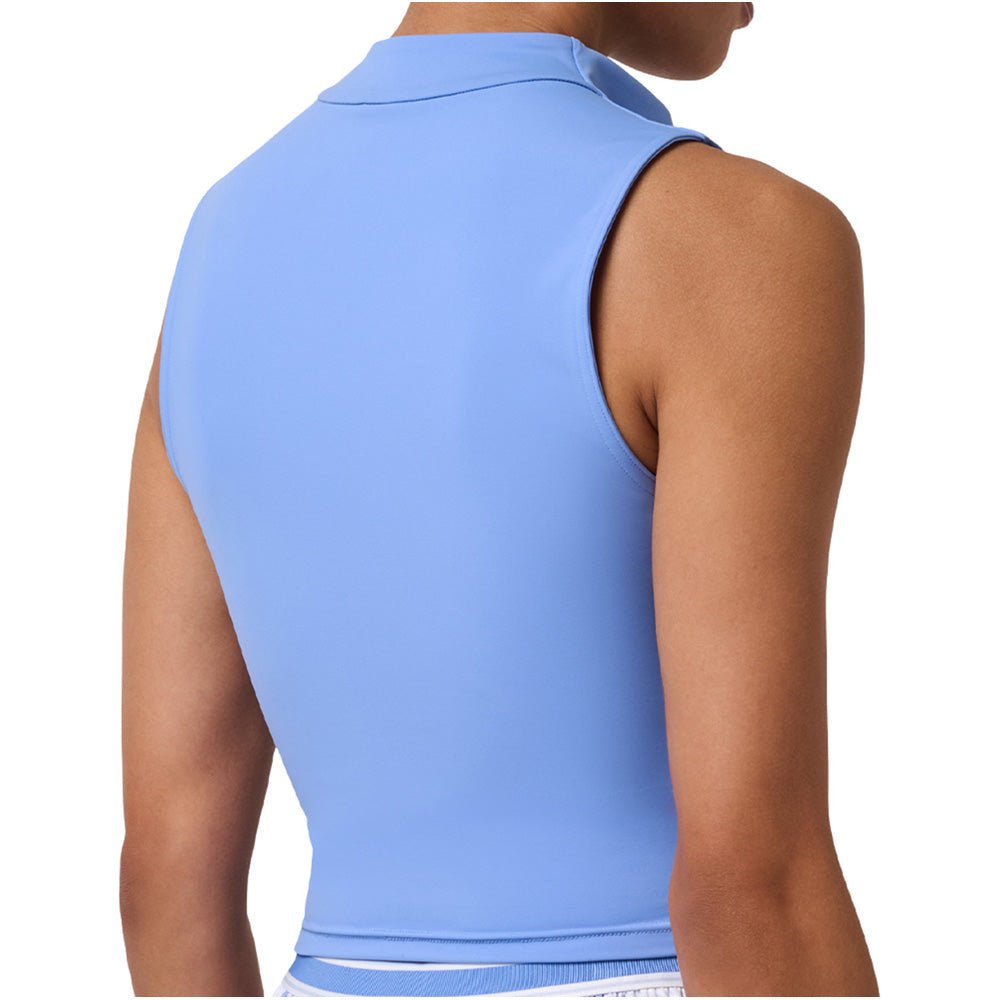 Women's MoveKnit Afterglow Sleeveless Mock Neck Cropped Polo - Fairway Styles
