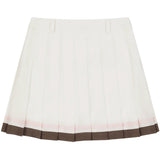 Women's Color Tipping Pleats Skort