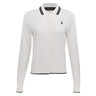 Women's Cotton - Blend Polo - Collar Cardigan - Fairway Styles