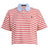 Women's G Scribe Boxy Rugby Polo - Chalk White/Lava