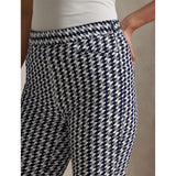 Women's Geo-Print Stretch-Twill Pants