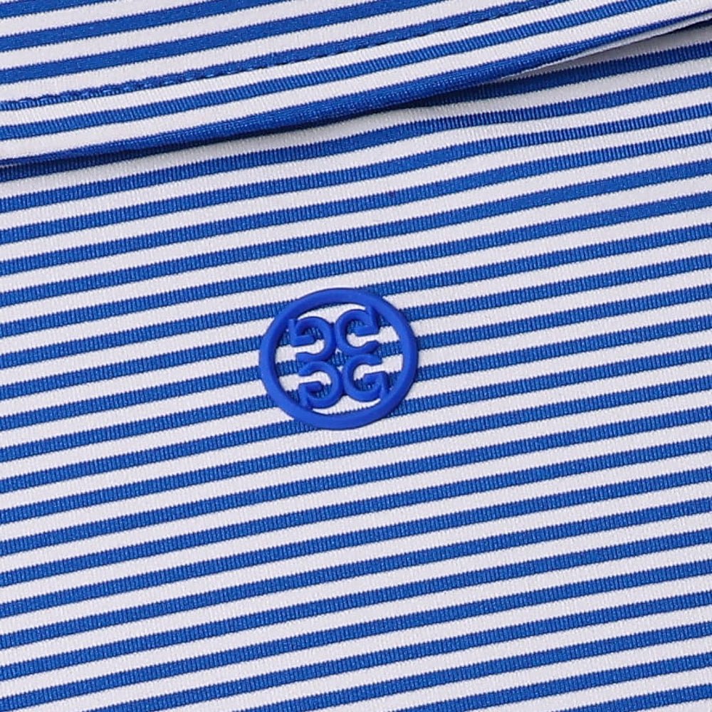 Women's Fine Tech Engineered Stripe Sleeveless Polo - Fairway Styles