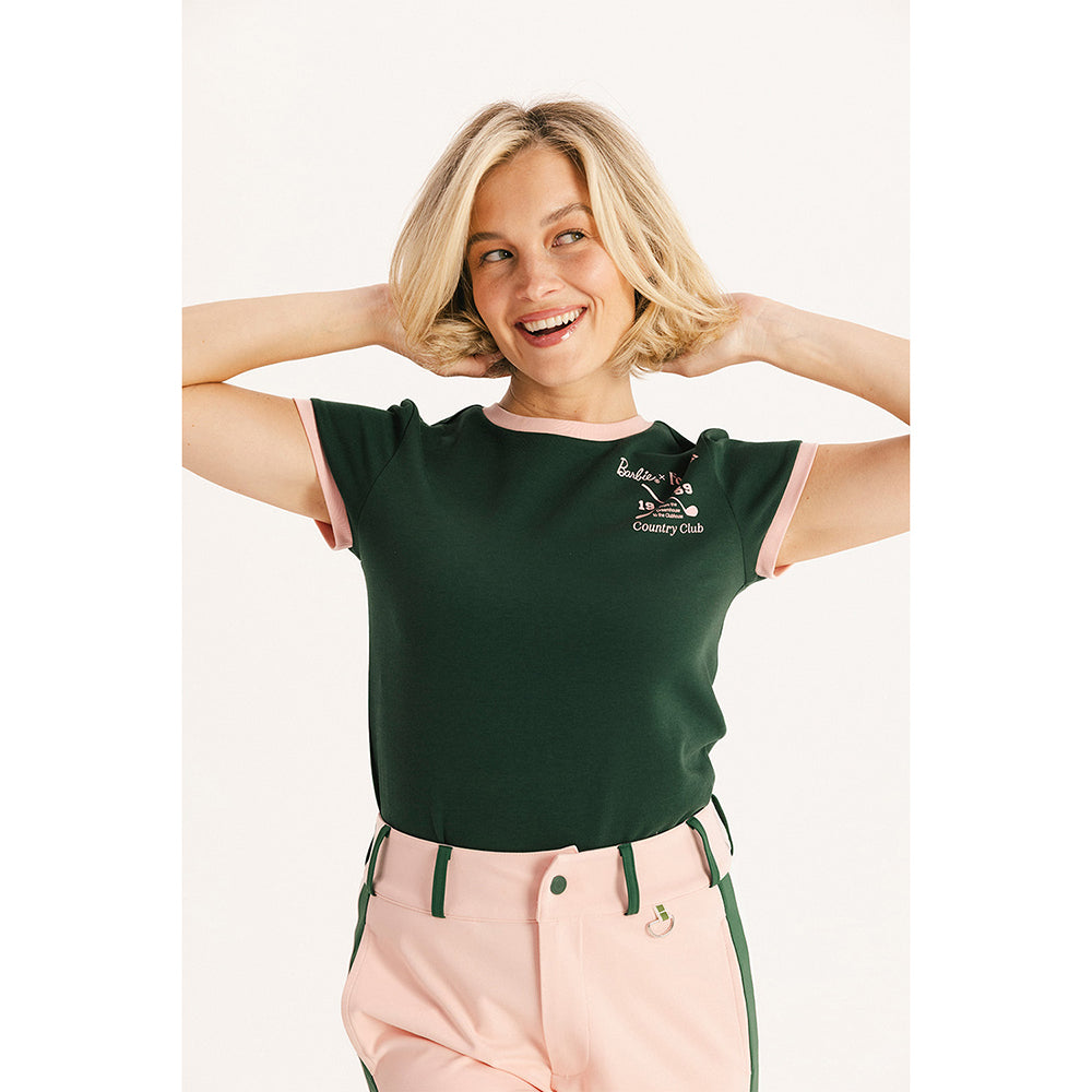 Fore All x Barbie™ Women's Club House Tee
