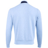 Quilted Double Knit 1/2 Zip Pullover