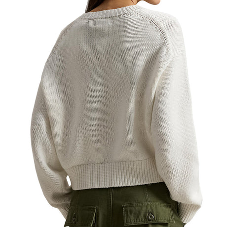 Women's Big Pony Cotton Crewneck Sweater