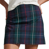 Women's Plaid Performance Long Skort