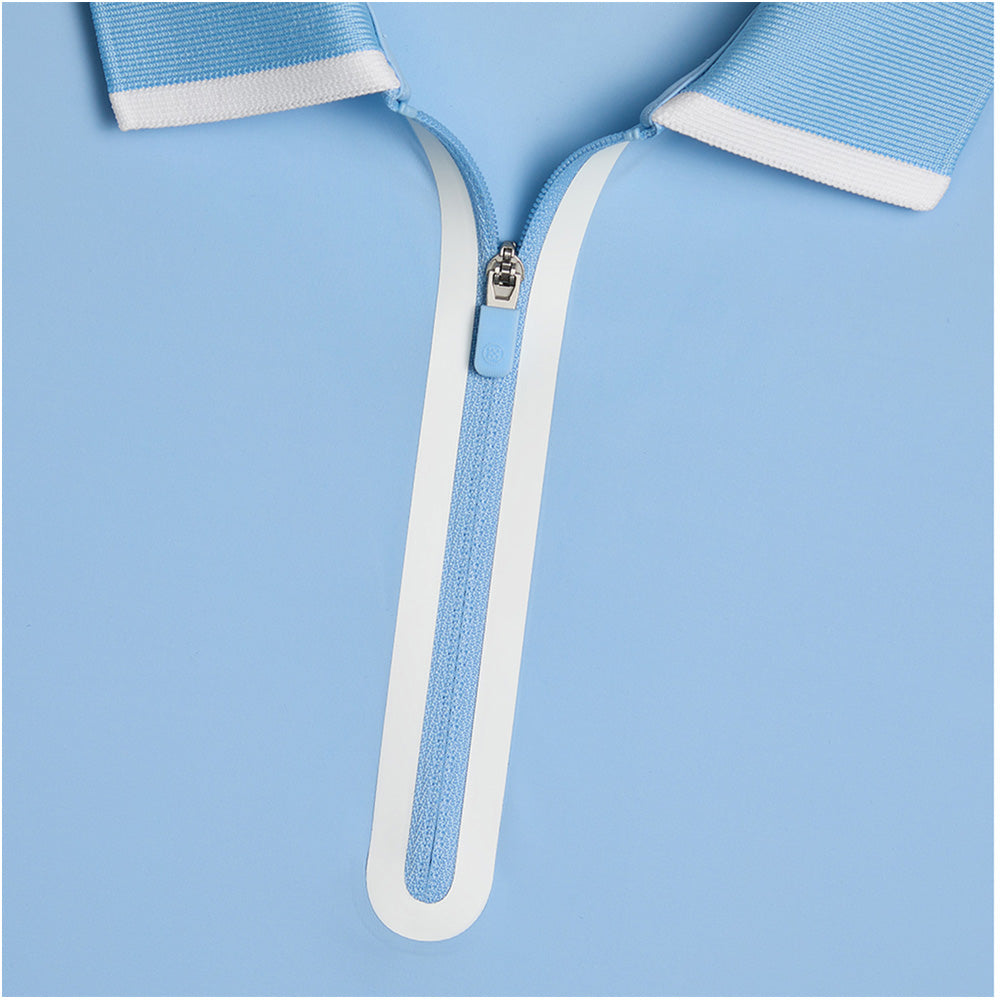Women's Silky Tech Nylon Long Sleeve 1/4 Zip Polo